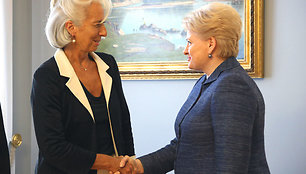 Christine Lagarde ir Dalia Grybauskaitė