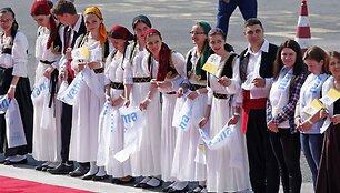 Popiežius Pranci&scaron;kus atvyko į Sarajevą, kviesdamas susitaikyti po Bosnijos karo