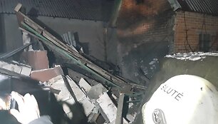 Sprogimas sodų bendrijoje &Scaron;ilutės pakra&scaron;ty