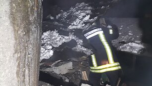 Sprogimas sodų bendrijoje &Scaron;ilutės pakra&scaron;ty