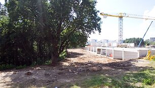 Draustinio &scaron;laito nukasimas sukėlė I.&Scaron;imulionio g. 5 gyventojus.