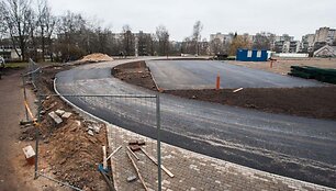 &bdquo;Gerosios Vilties&ldquo; mokyklos stadionas &scaron;iuo metu rekonstruojamas.