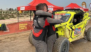 „Mediafon“ ekipažas Dakaro ralio finiše