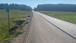 Remontai darbai kelyje tarp Girsteiti&scaron;kio ir Balninkų