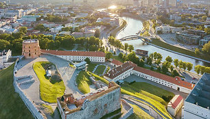 Viešbučio ant vandens Neryje vizualizacija