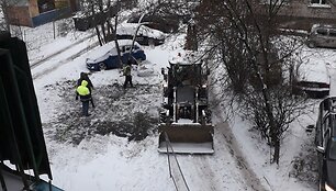 Požeminių konteinerių aik&scaron;telės įrengimas Algirdo gatvėje