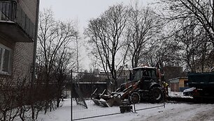 Požeminių konteinerių aik&scaron;telės įrengimas Algirdo gatvėje