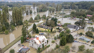 Užlieta Čekijos Ostrava