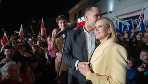 Marta Nawrocka Karolio Nawrockio rinkiminės kampanijos metu