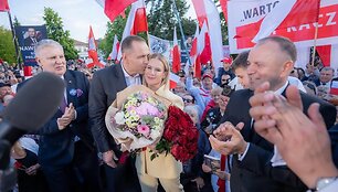 Marta Nawrocka Karolio Nawrockio rinkiminės kampanijos metu