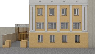 Bazilijonų g. 10A pastato vizualizacijos