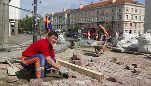 Darbai Vilniaus Rotušės aikštėje