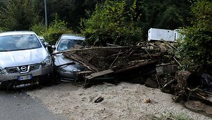 Liūties padariniai &Scaron;iaurės Italijoje