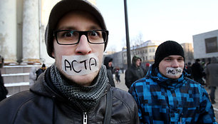 Protestas prieš ACTA Kaune