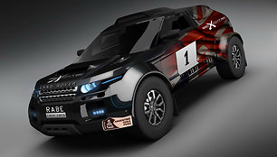 „Range Rover Evoque“ ruoštas Dakaro raliui