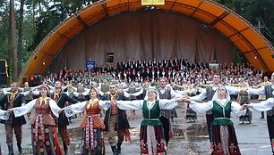 Dainų ir &scaron;okių &scaron;ventė Kauno rajone
