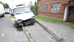 Avarija Kaune, Panerių gatvėje