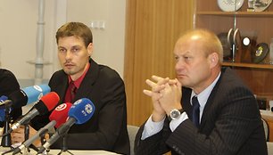 Marius Venskūnas (k.) ir  Alvydas Packevičius