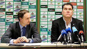 Mindaugas Balčiūnas ir Arvydas Sabonis