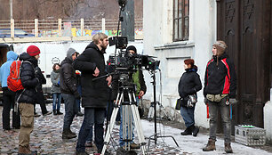 Filmavimo akimirka