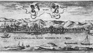 Tomas Makovskis. Kauno miesto panorama (XVII a. pr.).
