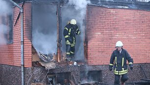 Gaisras V.Krėvės prospekte, Kaune