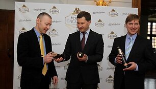 Petras Sadovskis (k.), Marius Horbačauskas, Peep Akkel 