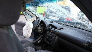 Avarija S.Žukausko gatvėje Kaune