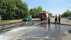 Technikos gatvėje įvyko avarija