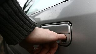 Vagys i&scaron; parduotuvių gvelbė rūbus naudodamiesi ma&scaron;invagių i&scaron;bandytais metodais. 