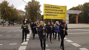 Klaipėdos socialiniai darbuotojai jaučiasi menkinami. 