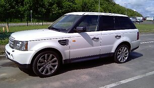Medininkų punkte sulaikytas 2008 metais pagamintas &bdquo;Range Rover Sport&ldquo;.