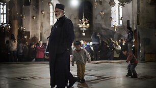 Betliejuje ruo&scaron;iamasi &scaron;vęsti Kalėdas