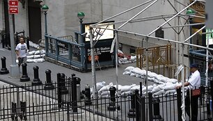 Niujorke vyksta žmonių evakuacija