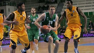 &bdquo;Rūdupio&ldquo; &ndash; &bdquo;Aris&ldquo; rungtynių akimirka