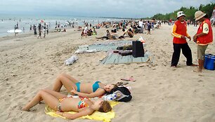 Balyje turistams spalio 12 dieną patariama būti budriems