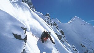 Saulė Austrijos kalnuose