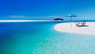&Scaron;variausio pasaulyje smėlio paplūdimys &ndash; Whiteheaven Beach