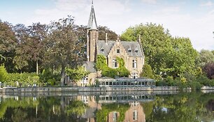 Meilės ežeras Briugėje, Belgijoje