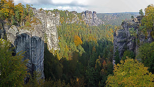 Saksonijos Šveicarijoje esančios Bastėjos uolos jau daugiau nei 200 m. sulaukia turistų iš viso pasaulio