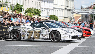 &bdquo;Gumball 3000&ldquo; ralis Vilniuje, &bdquo;Ferrari 458 Spider&ldquo;