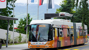 Elektrinis autobusas Ženevoje