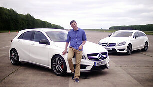 &bdquo;Mercedes-Benz A45 AMG&ldquo; ir &bdquo;CLS63 AMG Shooting Brake&ldquo;