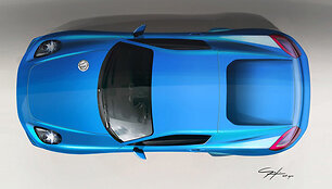 Patobulinto &bdquo;Porsche Cayman S&ldquo; eskizas