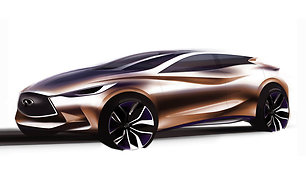 „Infiniti Q30“ eskizas