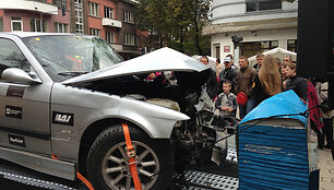 Sudaužyto automobilio ekspozicija