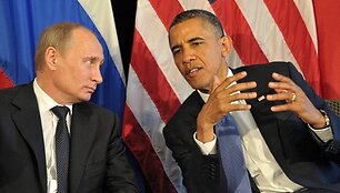 Владимир Путин и Барак Обама 