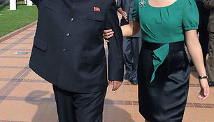 Kim Jong-un ja ta naine Ri Sol-ju