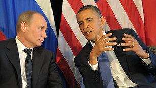 Владимир Путин и Барак Обама 
