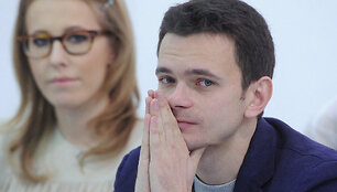 Илья Яшин и Ксения Собчак